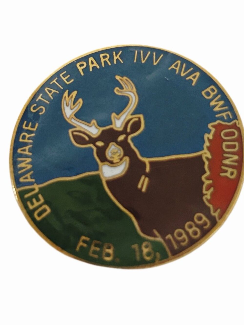 AVA Volksmarch Non Profit Walking Club Vintage Delaware State Park 1989